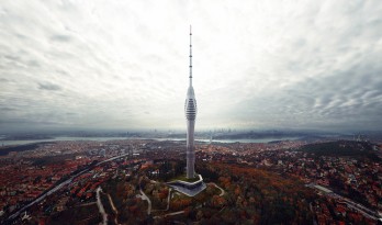 伊斯坦布尔369米超高广播电视塔已成型！