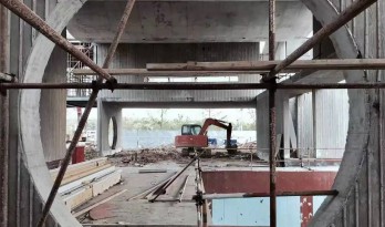 山水秀|东原千浔社区中心 : 来自驻场建筑师的报告（上）——交叠剪力墙的建造