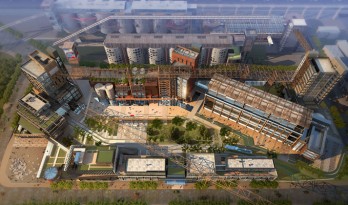 改造 / 中国特有的一个立体工业园林 — 北京西十冬奥广场