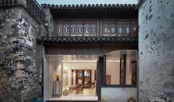 唤醒记忆，沧桑而有年代感的老房子改造：观茶庭 / 南京悦设空间设计