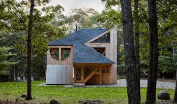 童话森林中奇异怪诞的小木屋，东汉普顿“鹿角”屋 / Architecture AF