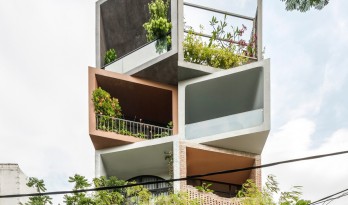 交互堆叠的盒子——越南“花园城市”公寓