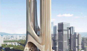 扎哈事务所新作“深圳湾超级总部基地‘C塔’”：多维垂直城市