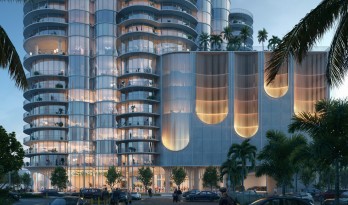 堆叠圆柱，南佛罗里达综合塔楼方案 / ODA