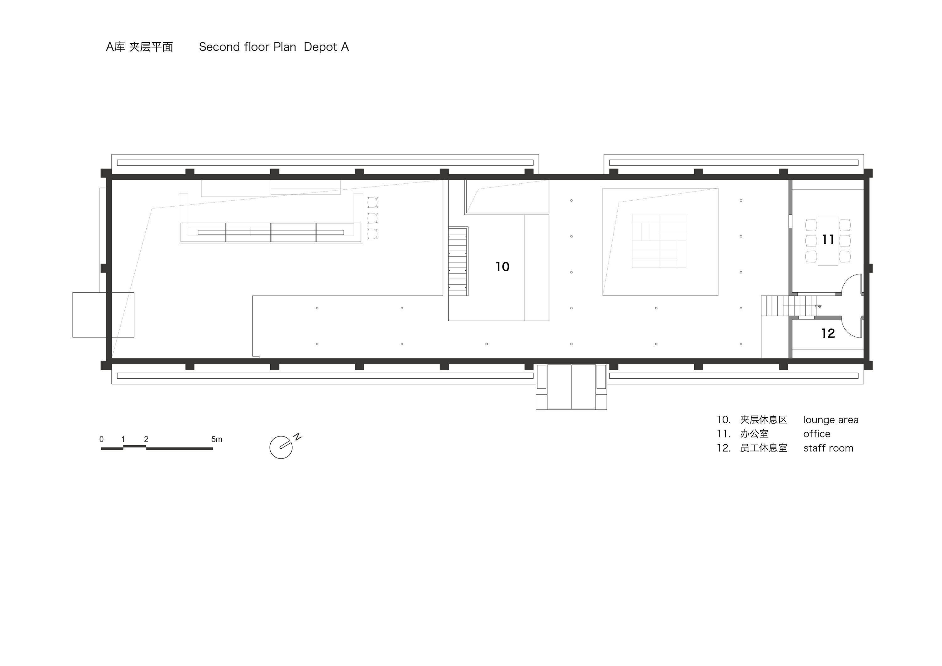 03_A库夹层平面图Second floor Plan Depot A.jpg
