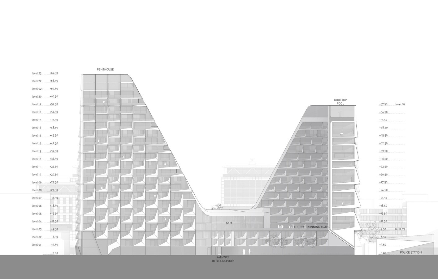 11_Peter_Pichler_Architecture_looping_towers_Netherlands_ELEVATION_NORTH_副本.jpg