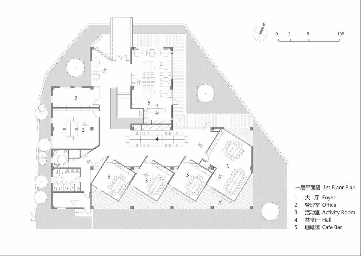 复旦亚洲青年交流中心水石设计米川工作室
