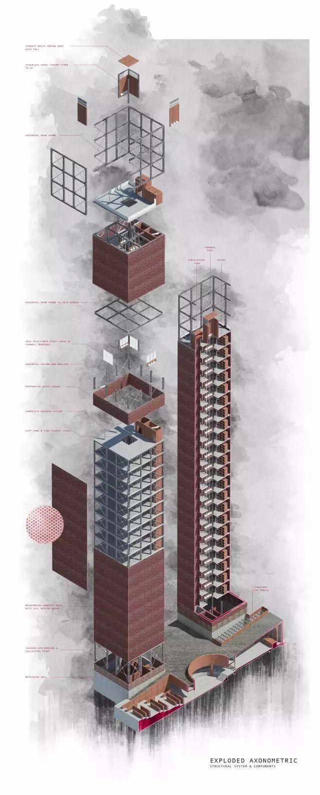 R355一组建筑剖面表现欣赏-12