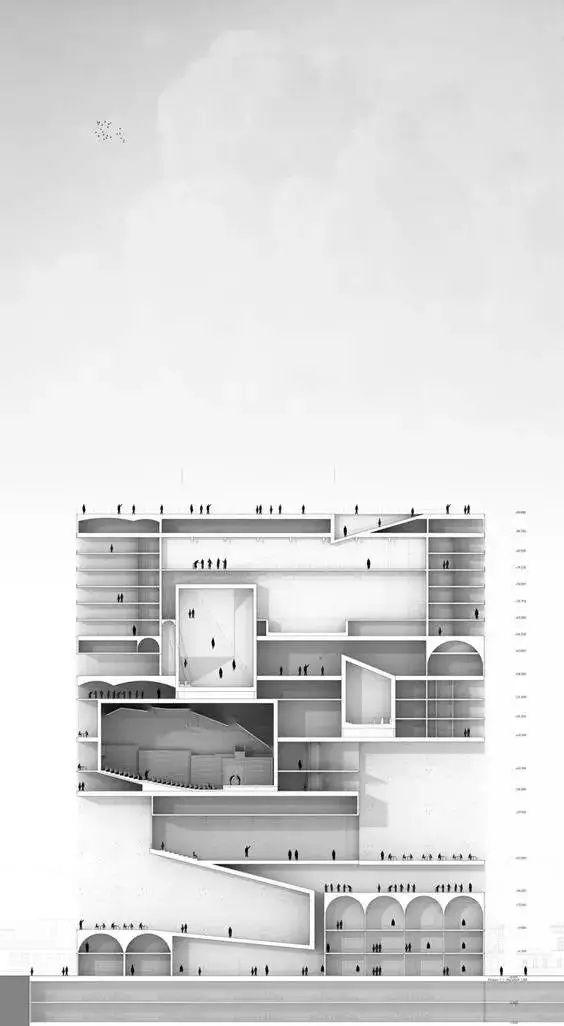 R355一组建筑剖面表现欣赏-29