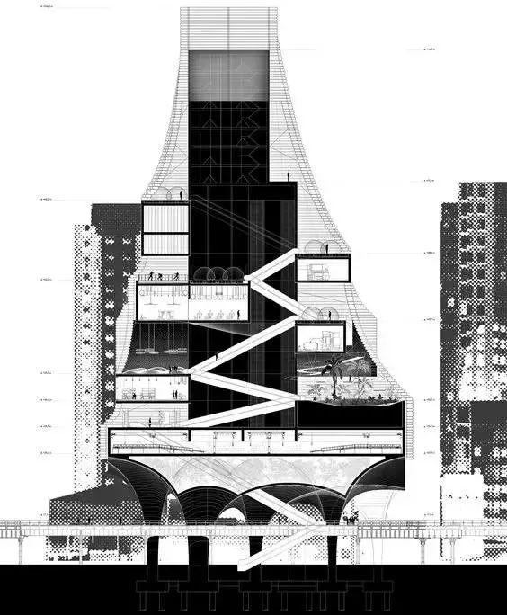 R355一组建筑剖面表现欣赏-27
