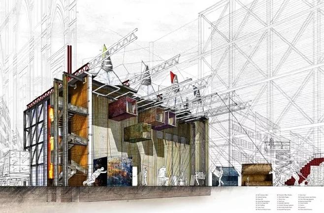 25张建筑剖面图-17
