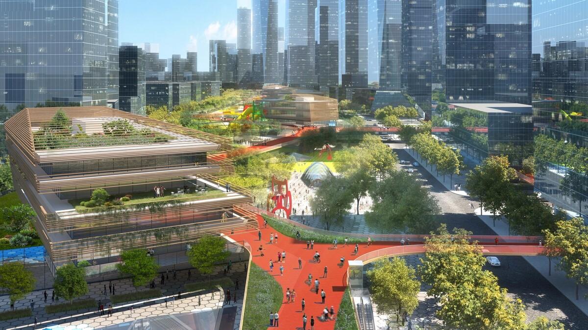 蜿蜒于城市空中的观景台：前海妈湾生活里