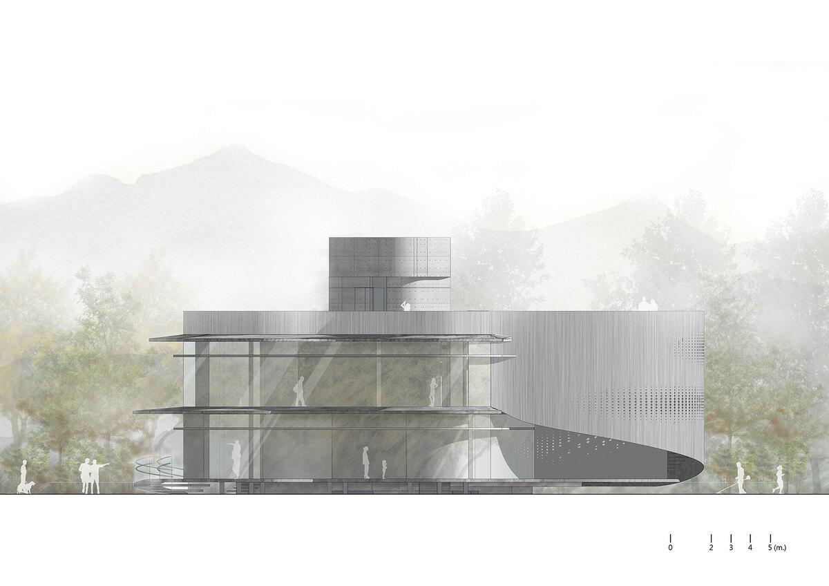 模糊建筑与自然的边界-台北生态时代展览馆