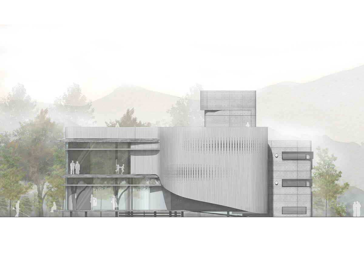 模糊建筑与自然的边界-台北生态时代展览馆