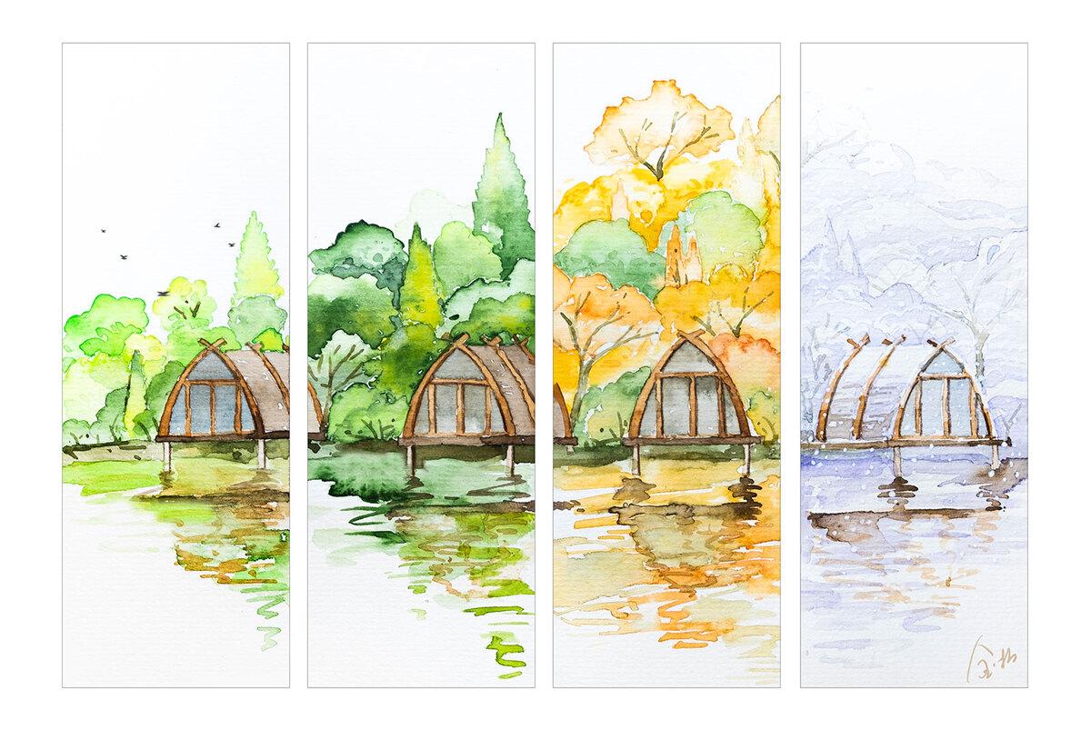 春水碧于天，画船听雨眠的诗意栖居 — 富春江畔的船屋