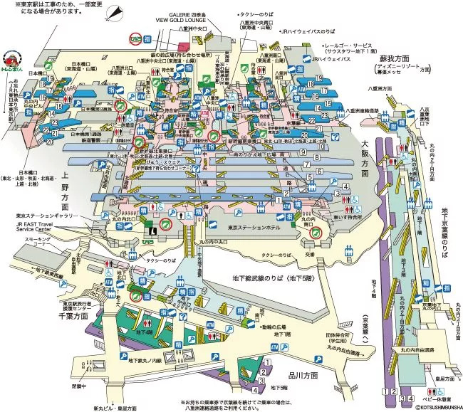 拥有178个出口的新宿站日均客流量是北京西站的10倍,但是它的占地面积图片