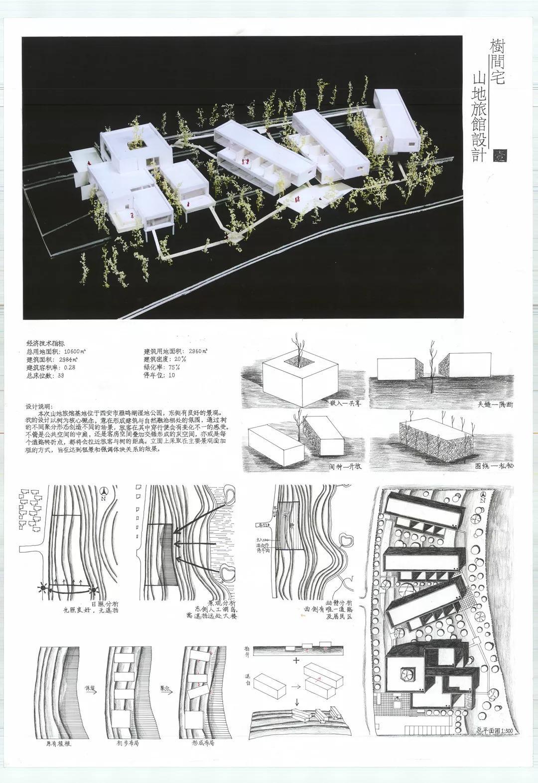 山地旅馆设计（上） | 西安建筑科技大学