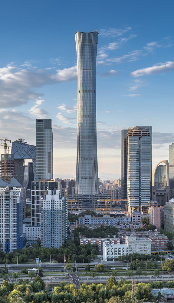 北京中信大厦 (中国尊) 进入施工最后阶段，KPF首次公开建造全过程