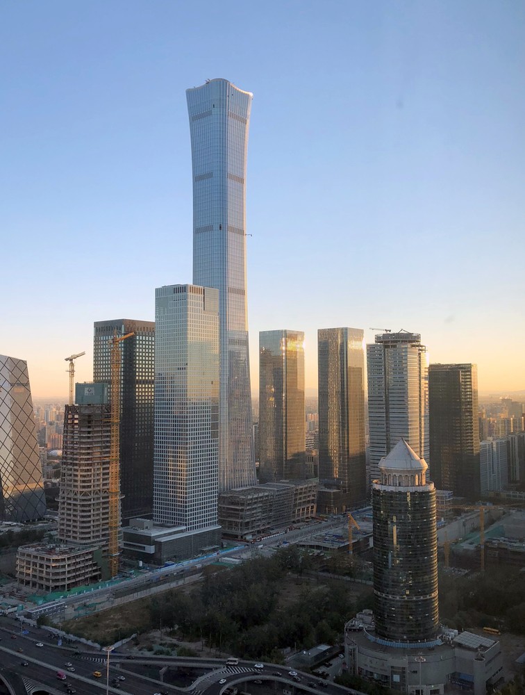 北京中信大厦 (中国尊) 进入施工最后阶段,kpf首次公开建造全过程
