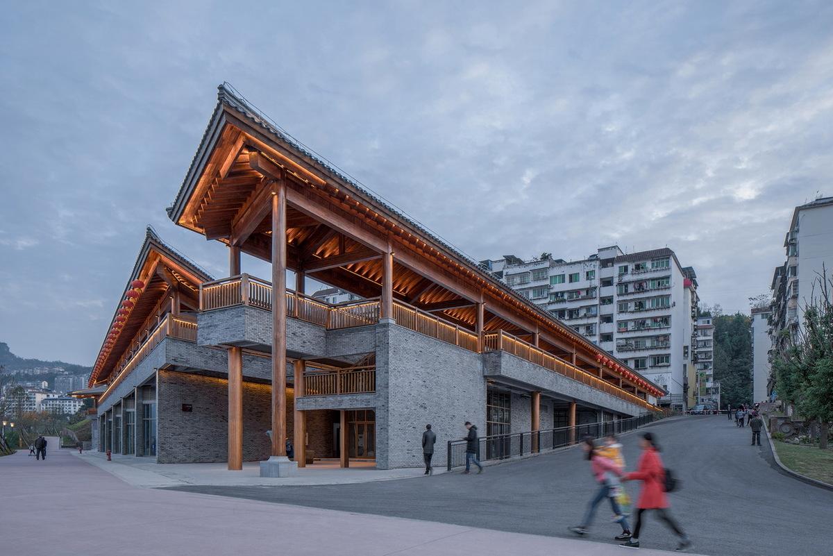 1545294901436566.jpg 调整大小 16 - 从基地北侧看建筑(傍晚)Architecture from the North of the Site (Evening).jpg