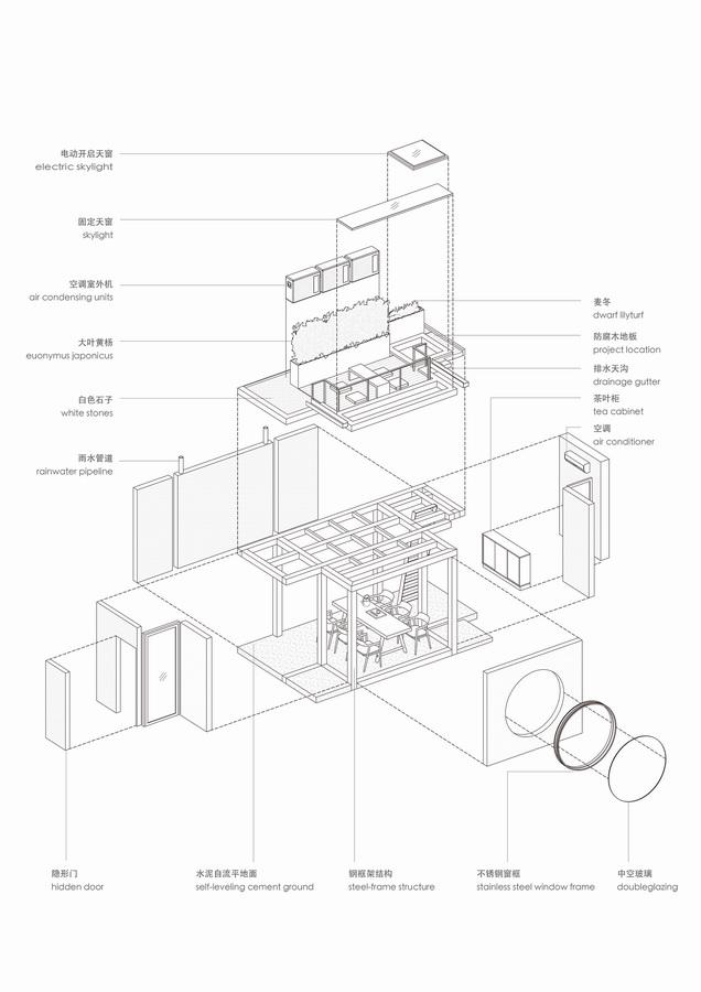 调整大小 茶室爆炸轴测图，Tea house explosion axonometric mapping.jpg