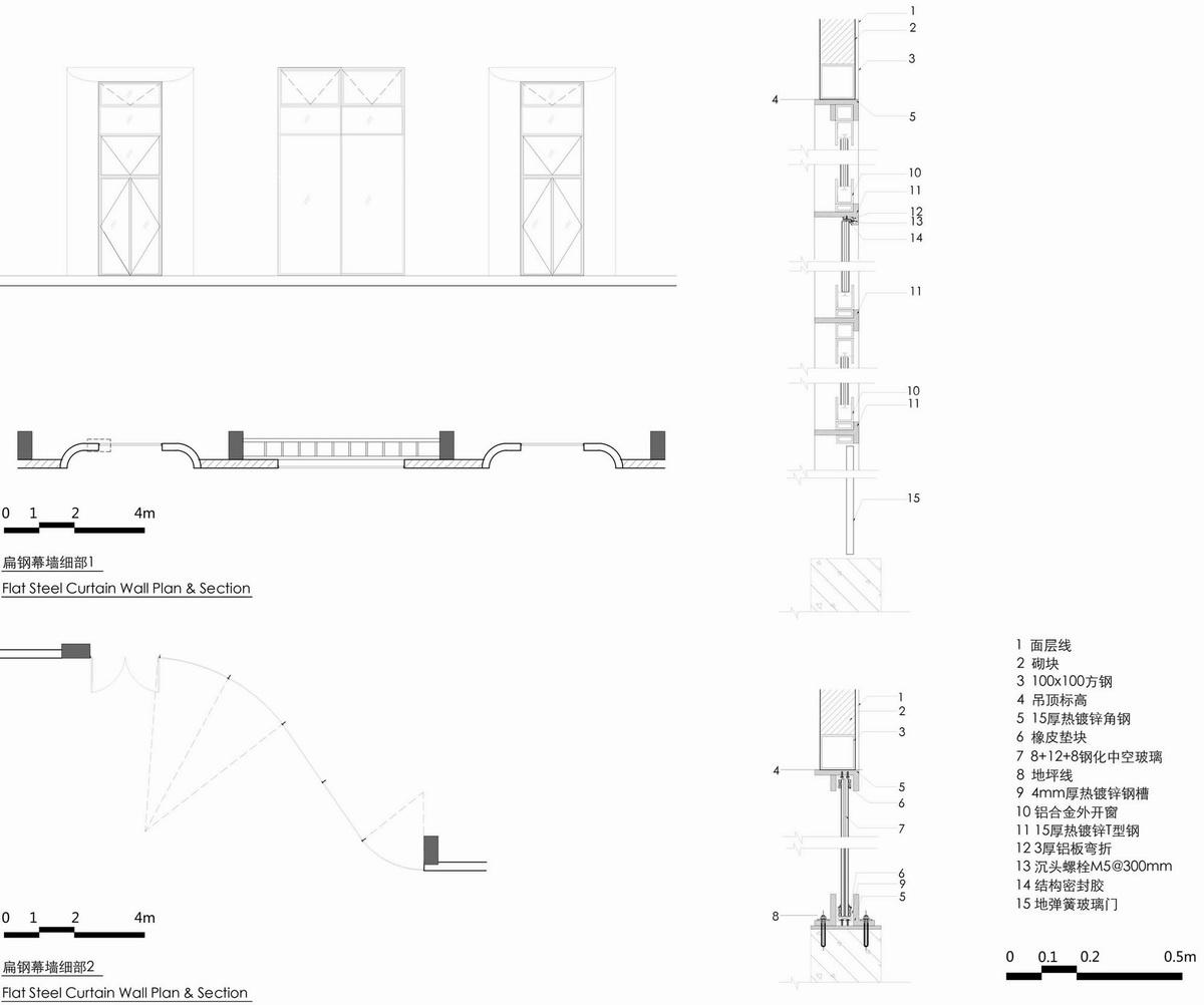 1556003638628747.jpg 调整大小 54_088_SYCH_PI_申窑艺术中心一期-扁钢幕墙细部__Flat_Steel_Curtain_Wall_Plan___Section_.jpg