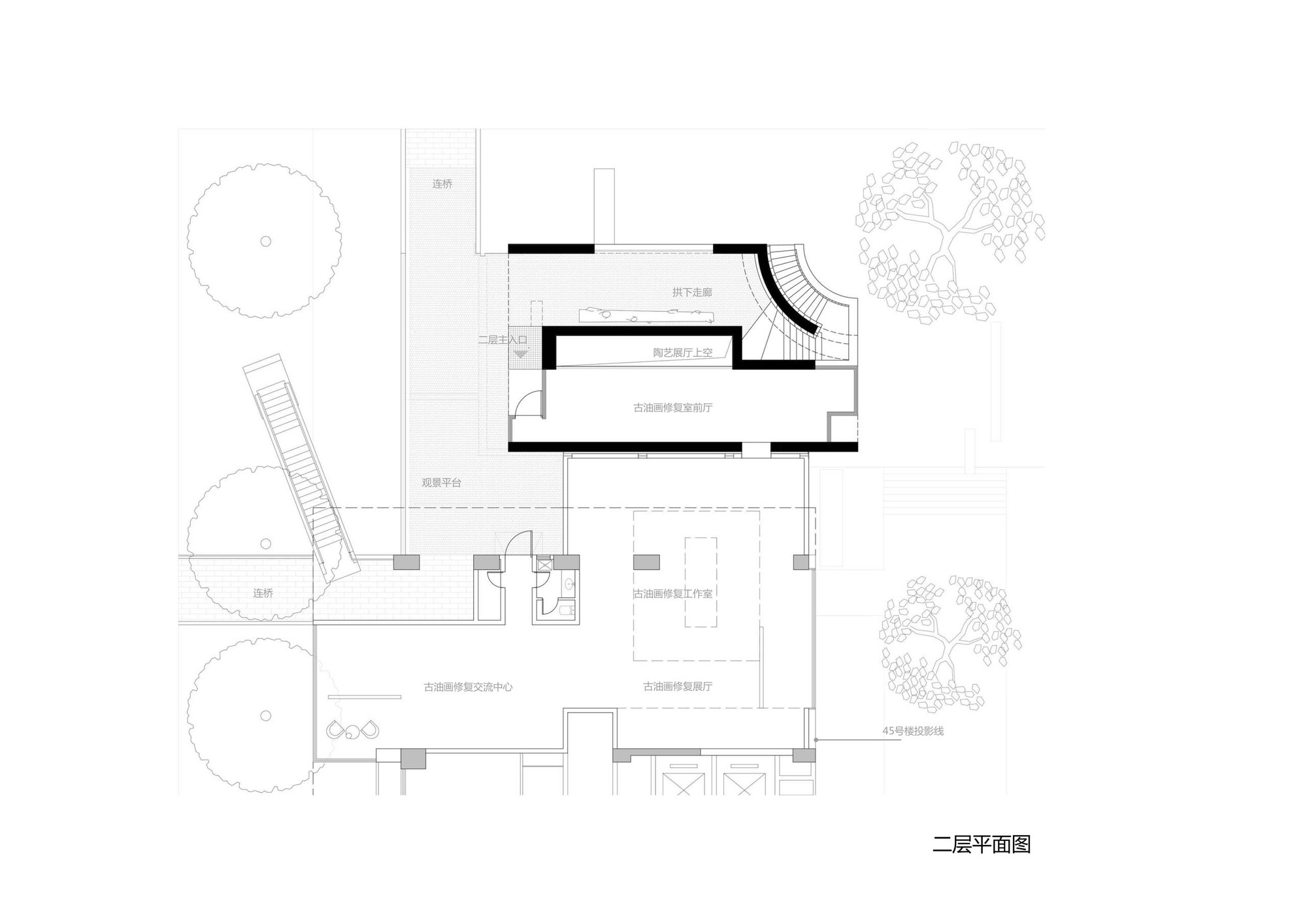 21_南京艺术学院加建展馆-二层平面.jpg