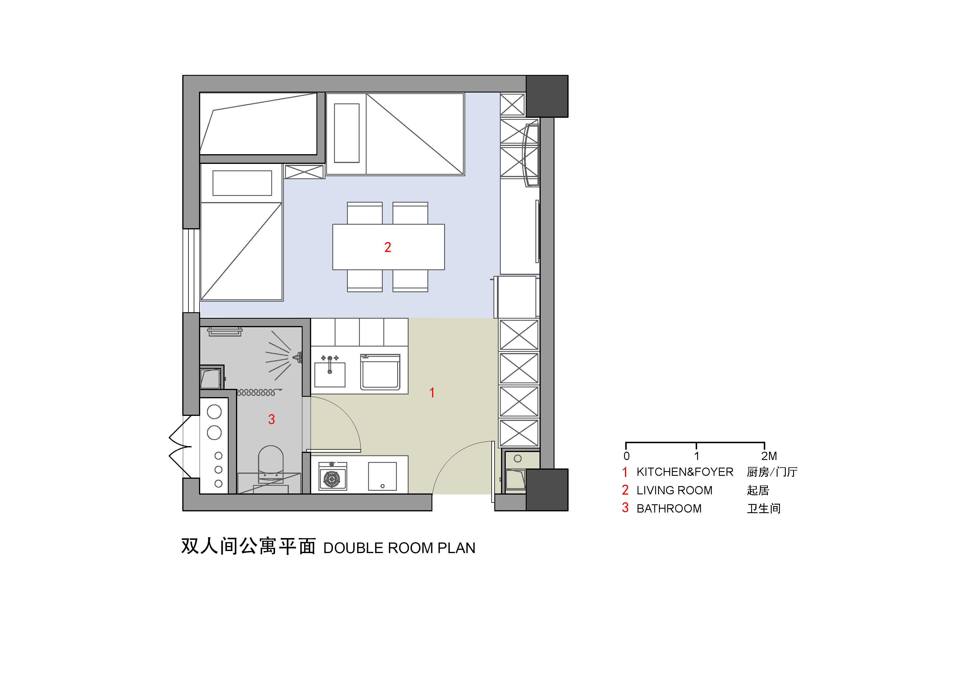 06双人间公寓平面 Double Bed Room Plan.jpg