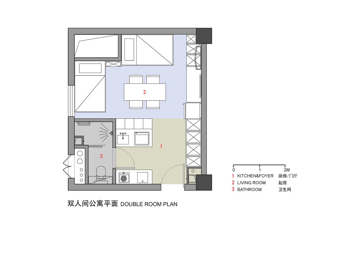 06双人间公寓平面 Double Bed Room Plan.jpg