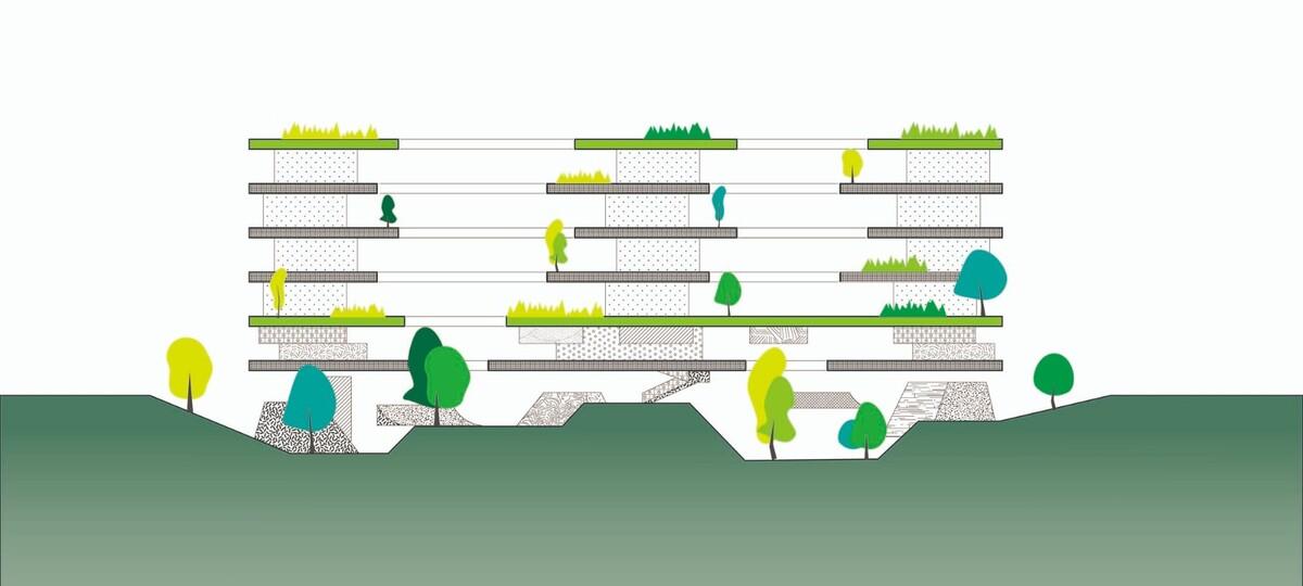 城市中的“山谷庭院”：深圳红岭实验小学 / 源计划建筑师事务所