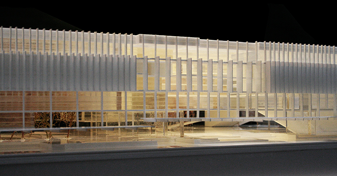 Competition model - view of entrance from Place de Metro.jpg