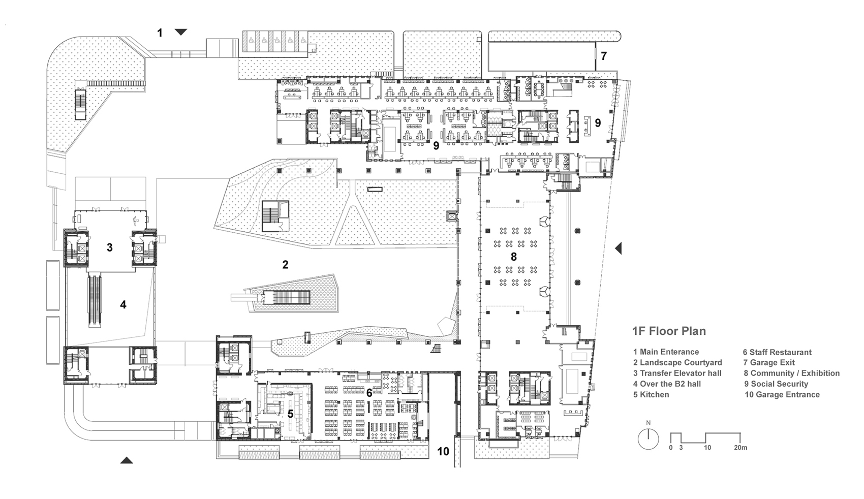 008-一层A-D栋平面图，layout 1F-A-D tower.JPG
