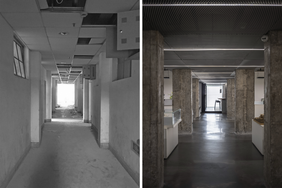 15 改造前的女生宿舍（左），改造后的办公空间（右，摄影：潘杰）_调整大小.png