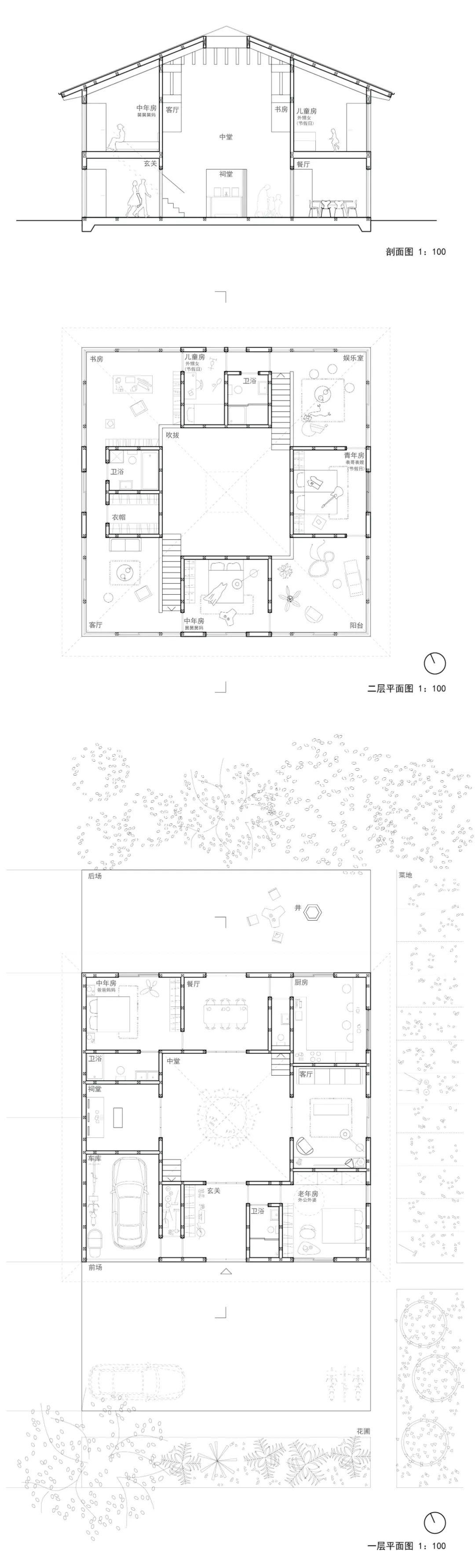 2019天作杯三等奖 | 如果拥有这样的住宅，你愿意四世同堂吗