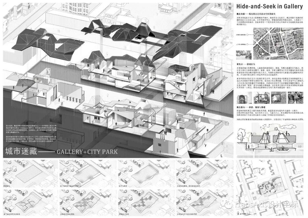 2020建筑新人赛TOP 2 | 学院派“教科书‘级别的折板屋面美术馆