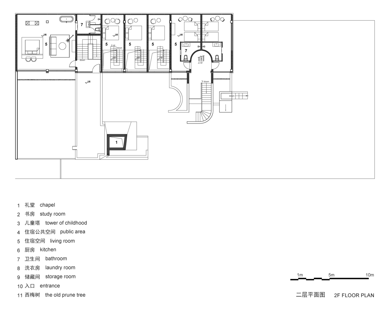03-二层平面图，2F_floor_plan__©礽建筑.jpg