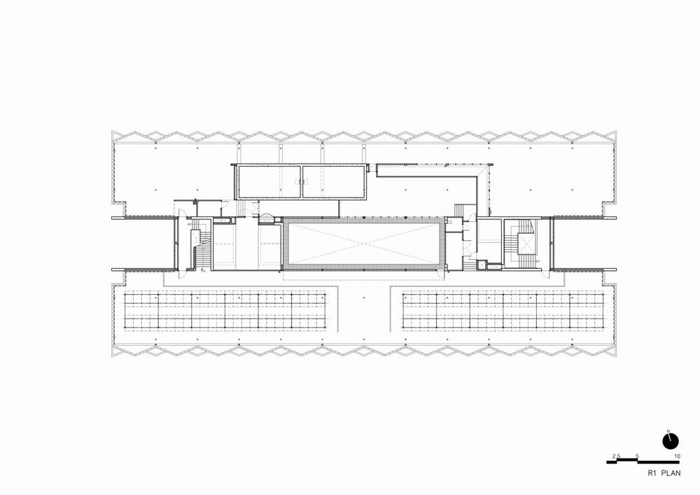 白衣天使的架空中庭宿舍楼/Plan Architect