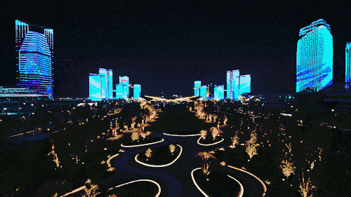 1634285010638314.gif 02 奥体中轴夜景 西安国际港务区-min.gif