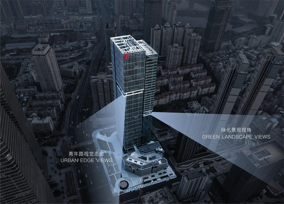 城市天际线的重塑与街道生活的缝合：武汉中海中心 / 柏涛设计