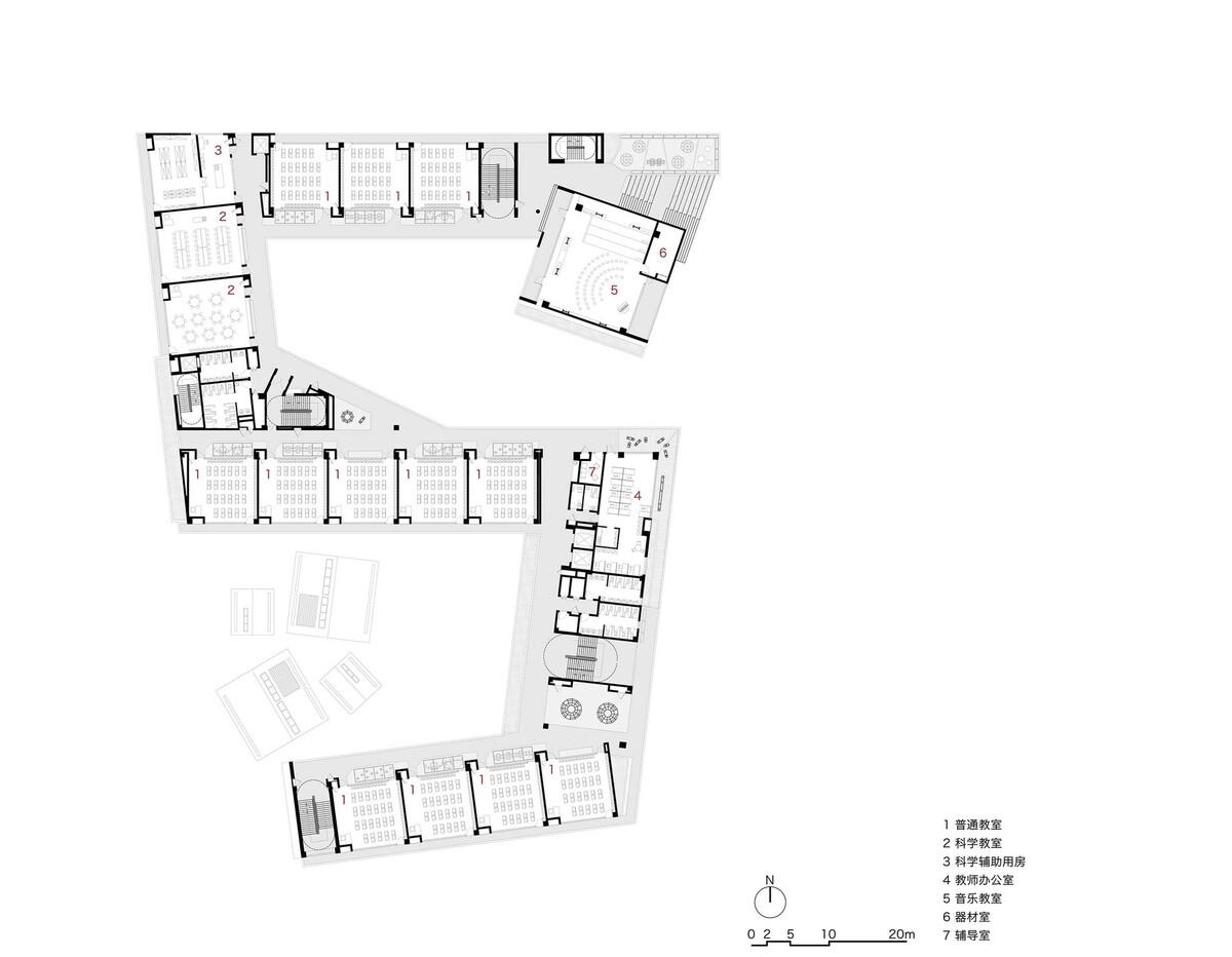 深圳福田新沙小学 / 一十一建筑