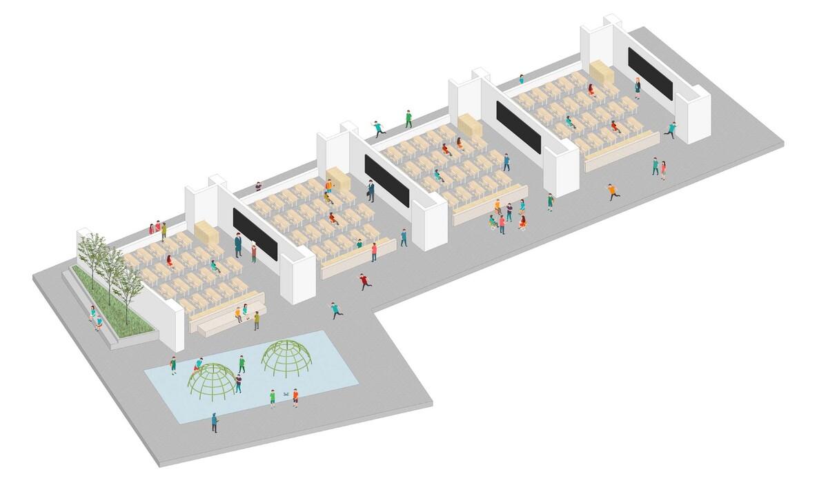 深圳福田新沙小学 / 一十一建筑