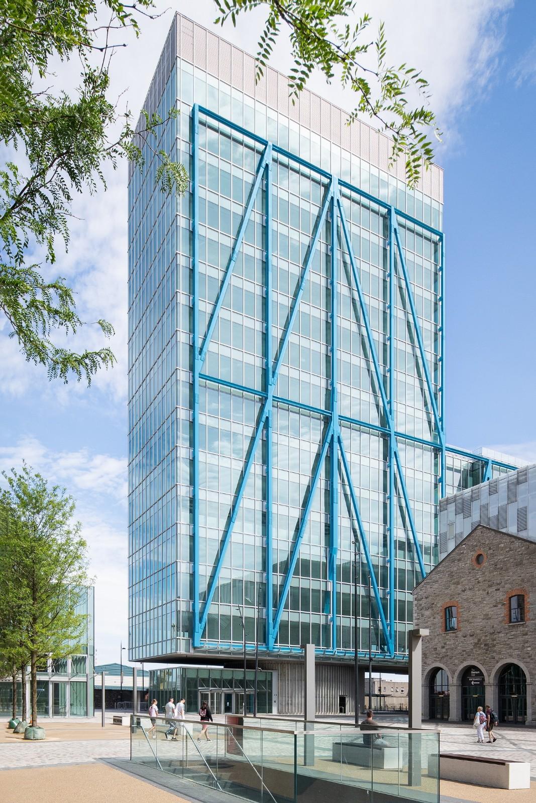 蓝色‘骨头’，EXO 办公大楼 / Shay Cleary Architects