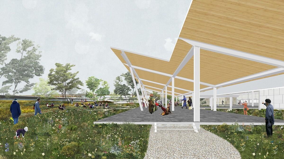 瞬间公园 INSTANT PARK：甬台温高速公路改扩建工程院桥服务区设计方案 / 也似建筑