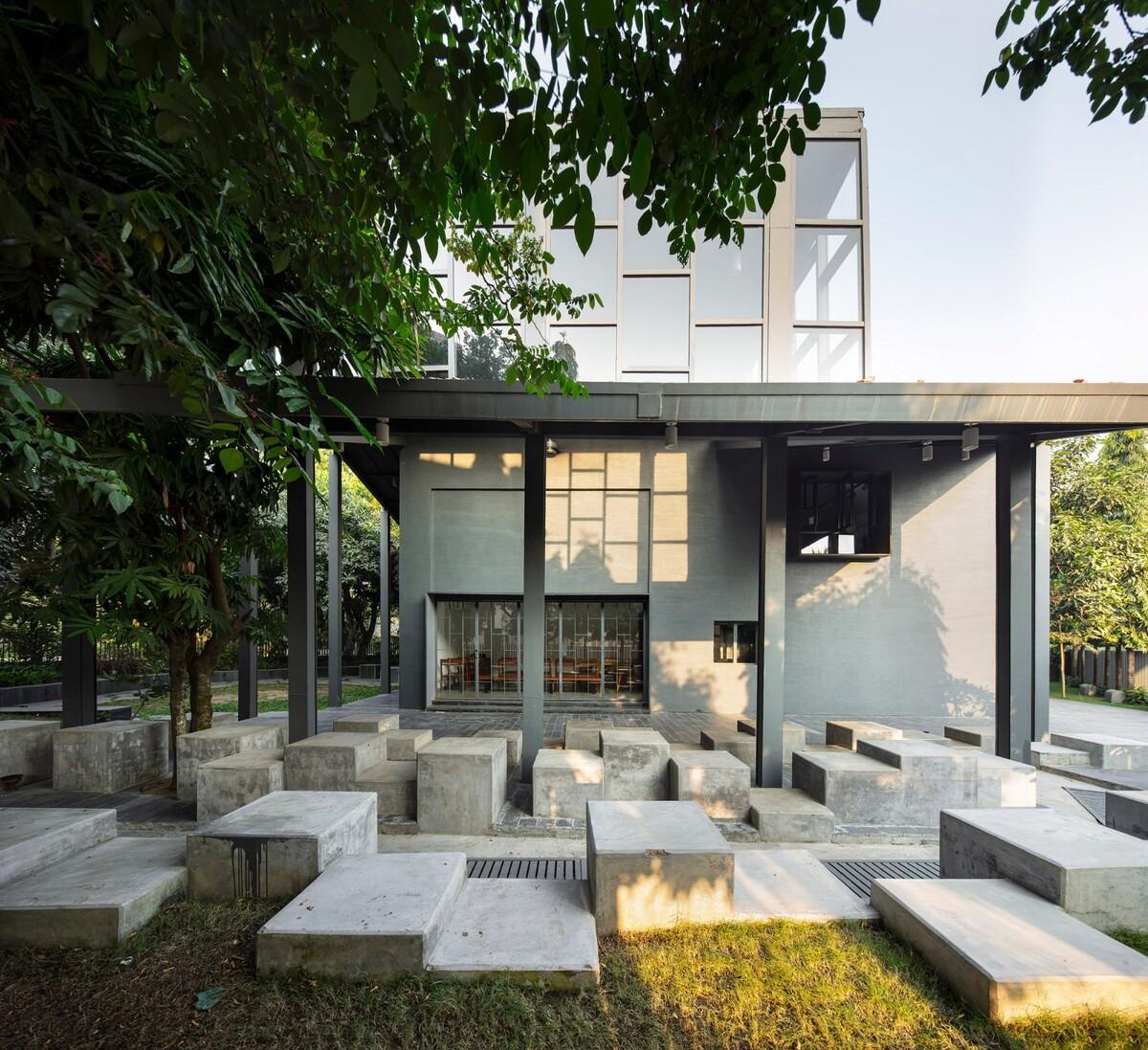 Arthshila文化中心 – 文化适应及再利用私人基础设施 / Abin Design Studio