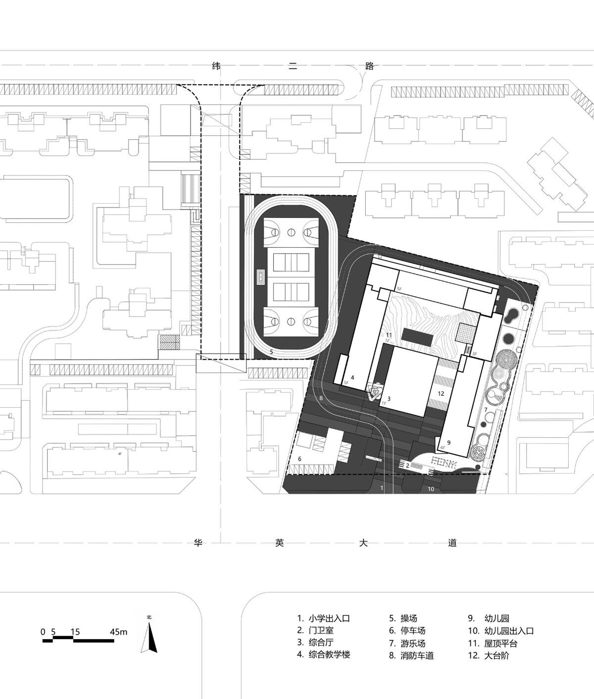县城里的新学校：送你一匹小马 / 上海立木建筑规划