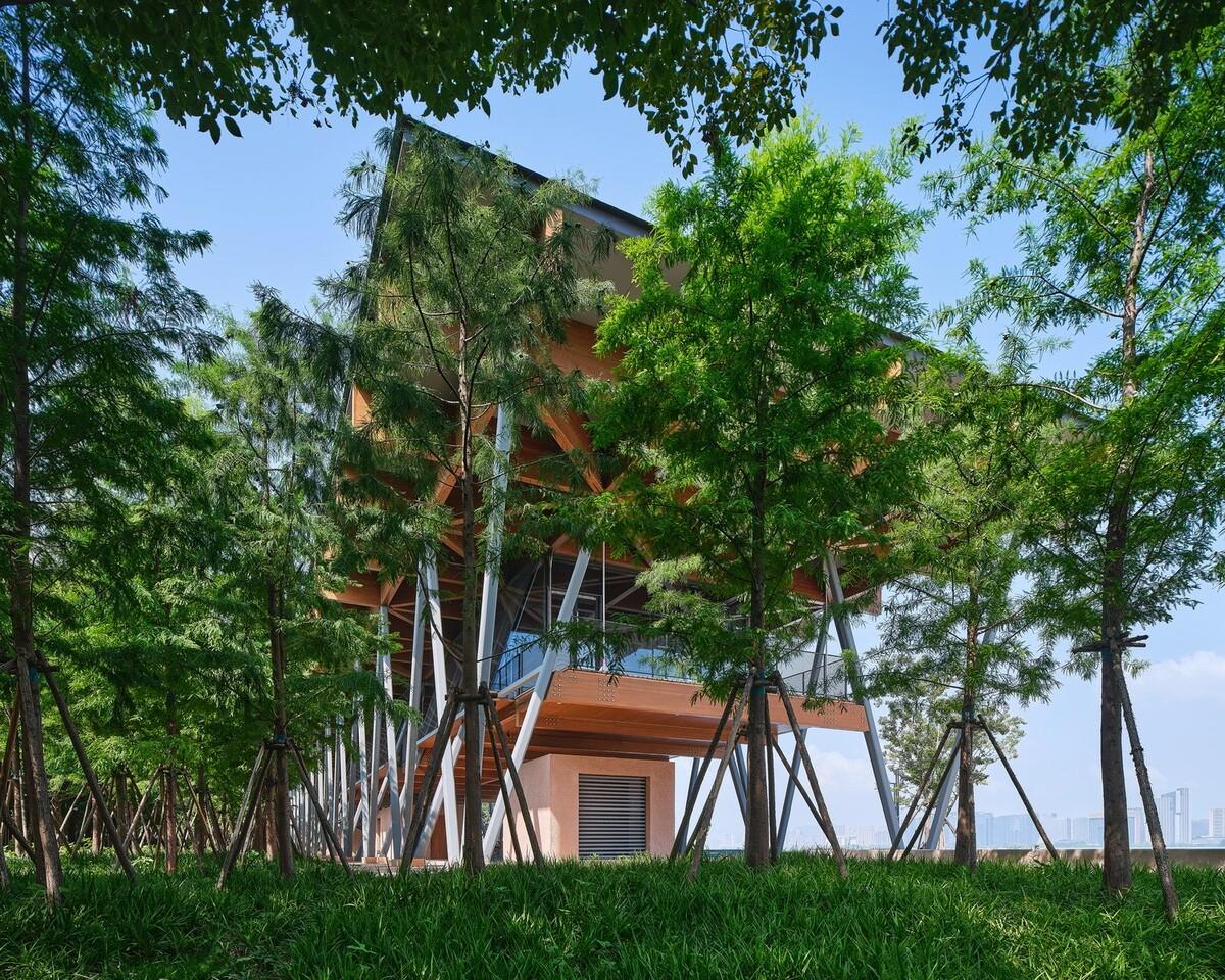 杭州滨江公共空间·长亭驿 / 同济原作设计工作室