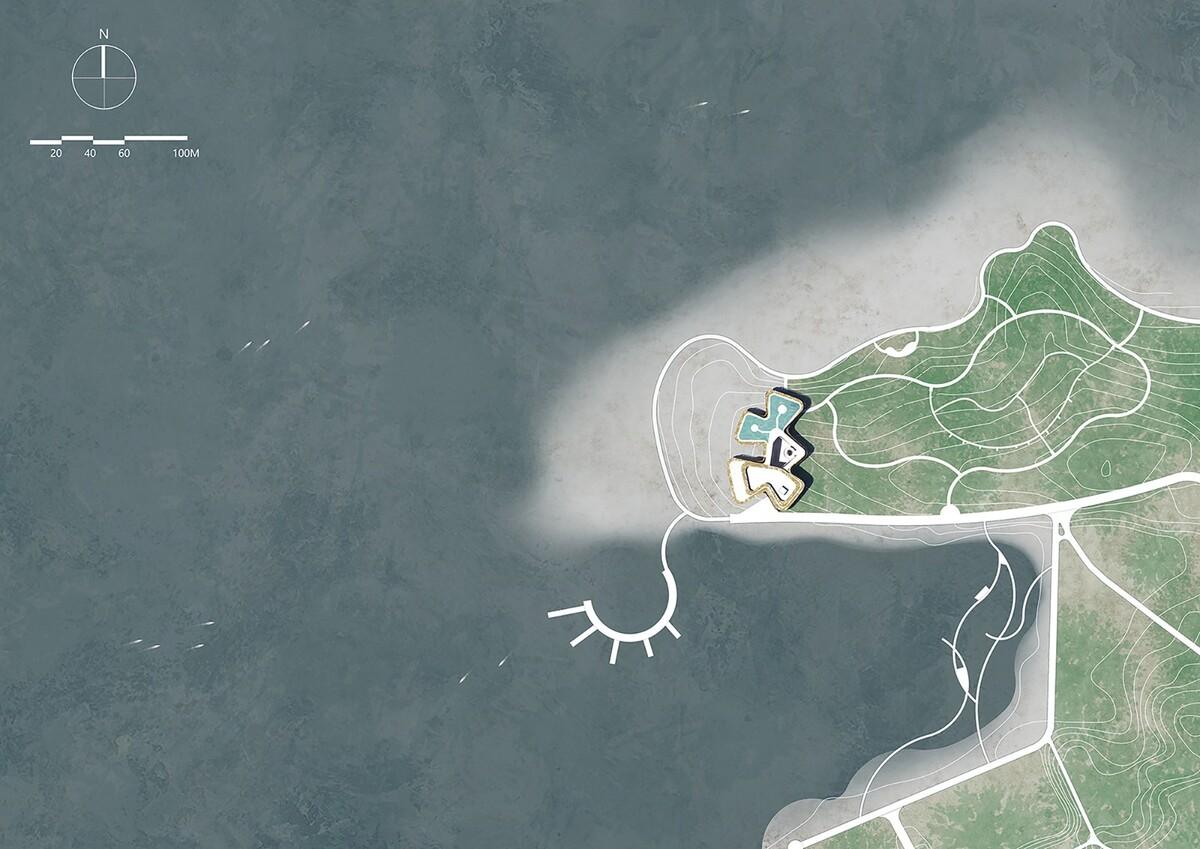 白鹤湖游客中心 / 建识设计