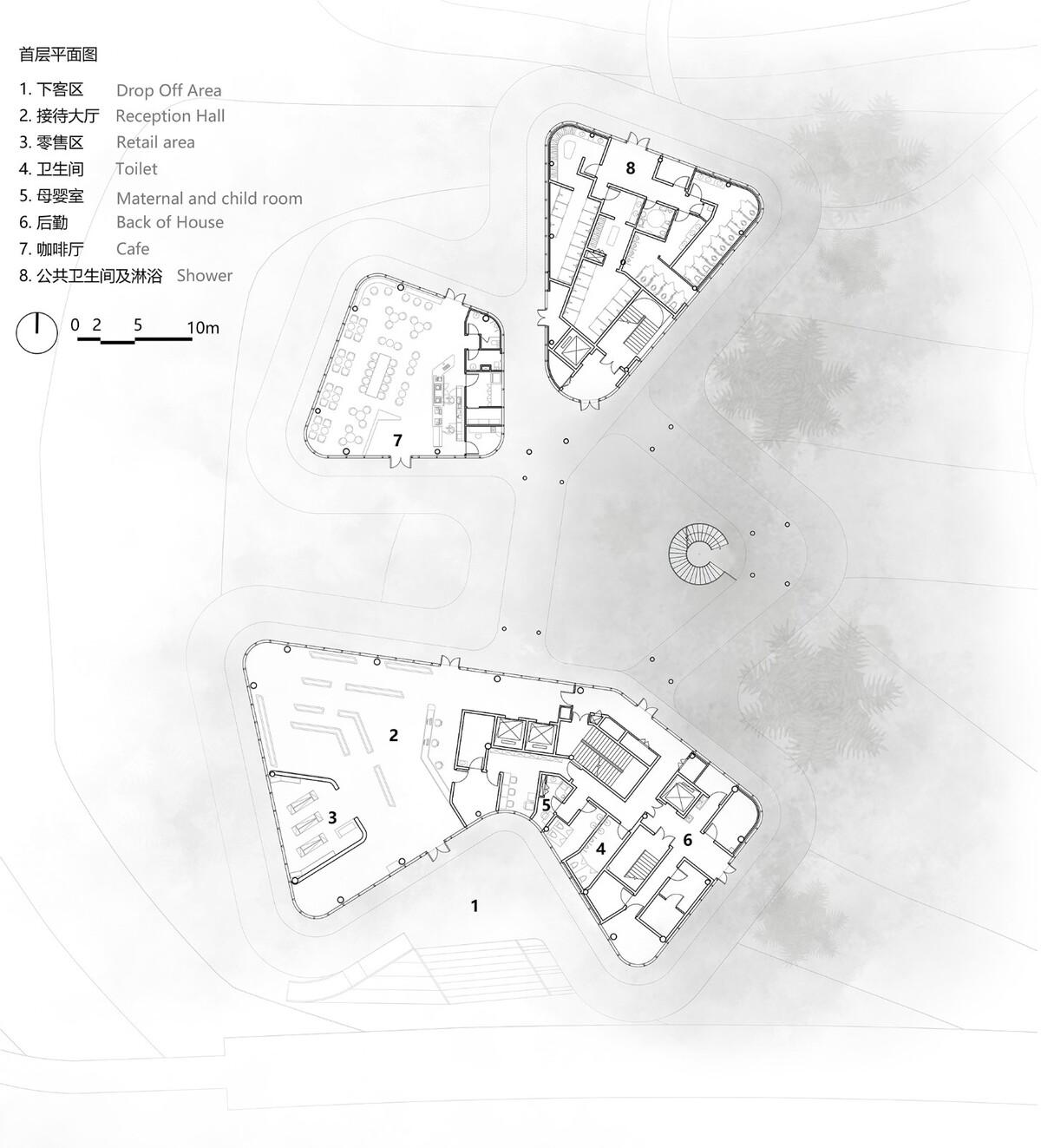 白鹤湖游客中心 / 建识设计