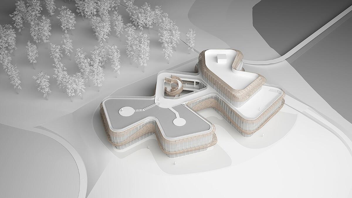 白鹤湖游客中心 / 建识设计