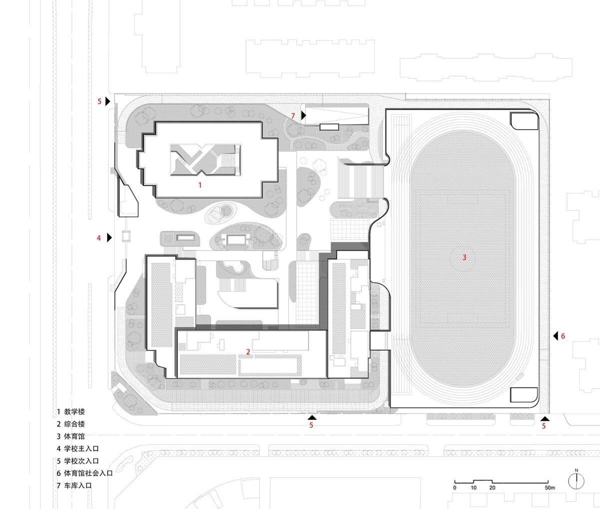 西安高新第一中学（高中部）改扩建 / 中国建筑西北设计研究院 屈培青工作室